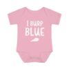 I Burp Blue Onesie - Image 7