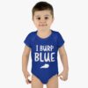 I Burp Blue Onesie - Image 2